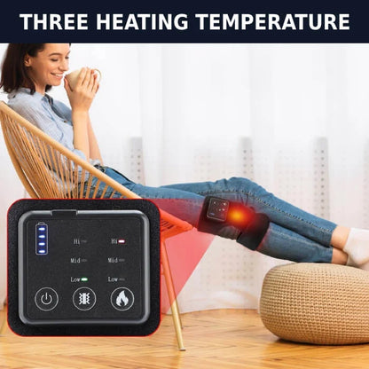 Wireless Knee Massager Brace with Heat and Vibration