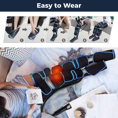 VervoCare – Air Compression Leg Massager with Heat